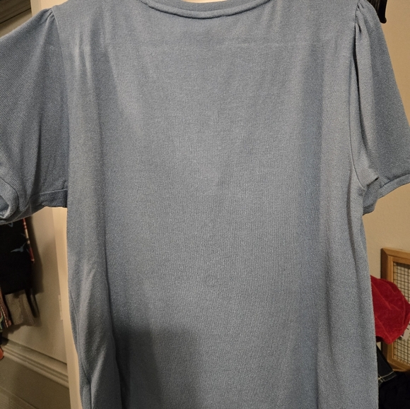 Ladies blue sweater blouse by Mod Ref. Size L - Picture 2 of 4